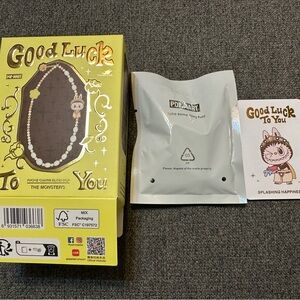 Pop Mart The Monsters Good Luck To You Phone Charm Confirmed Splashing Happiness